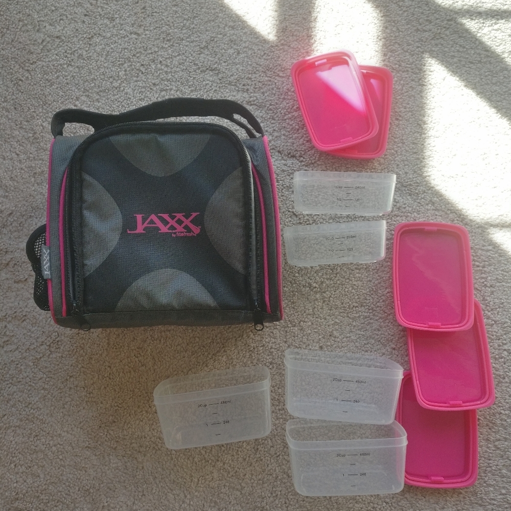 JAXX lunchbox & 5 containers